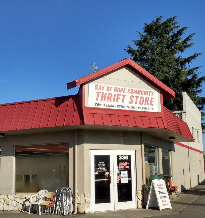 Picture of the Ray of Hope Thrift Store Building